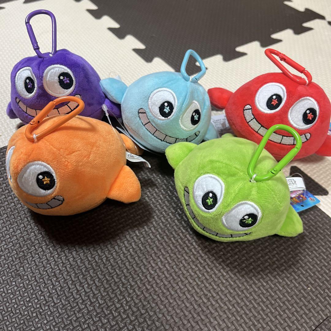 海物語 クジラッキーぶるぶるマスコットカラビナ付き 全5種セット