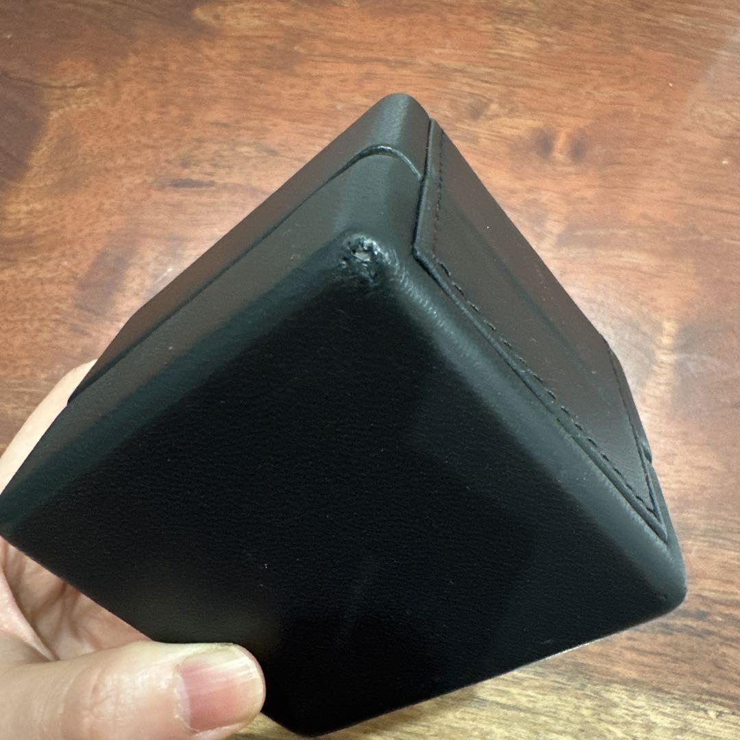 GRAFF ブラックレザー ボックス　リングケース GRAFF Authentic Ring case Black Leather Accessories Jewelry