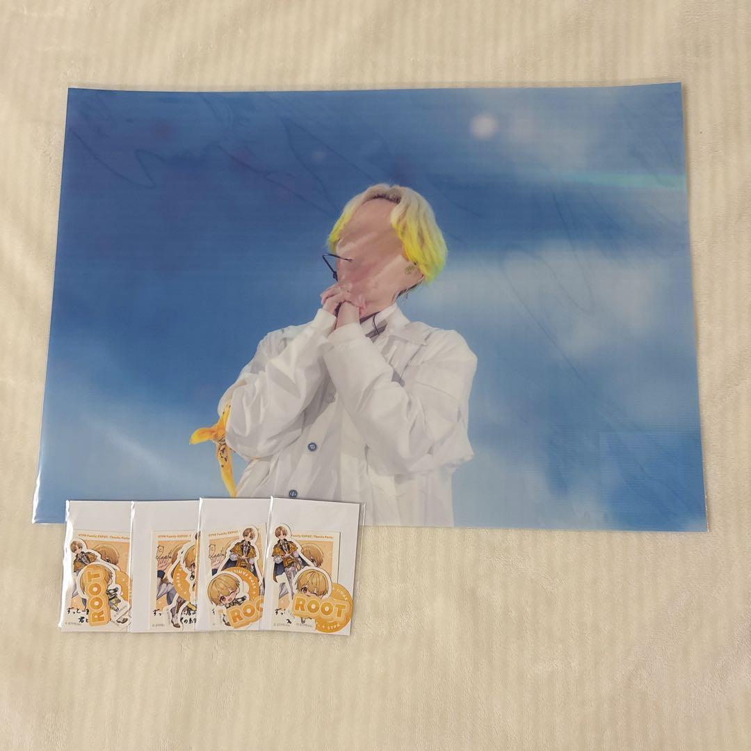 STPR EXPO くじ　るぅとくん　ステッカー　クリアポスター　ふぁみくじ STPR EXPOふぁみくじ クリアポスター ステッカー セット るぅとくん