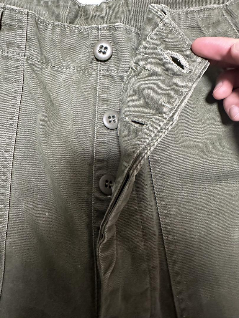 60s 【US ARMY OG-107】米軍 ベイカーパンツ USA製
