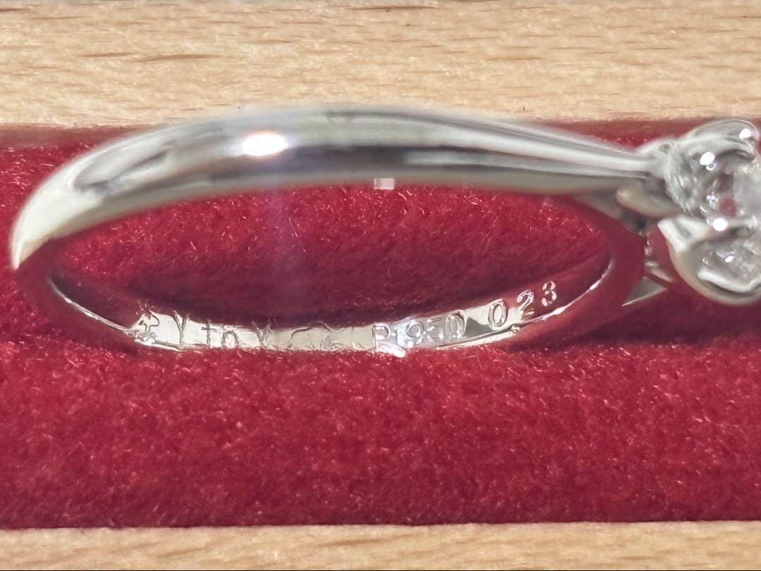 【ほぼ新品】婚約指輪 with Happiness.. SECRET TALK