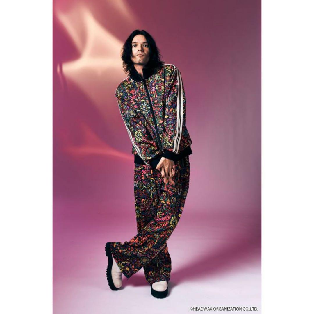 glamb hide Paint Track Pants 黒(ブラック)S
