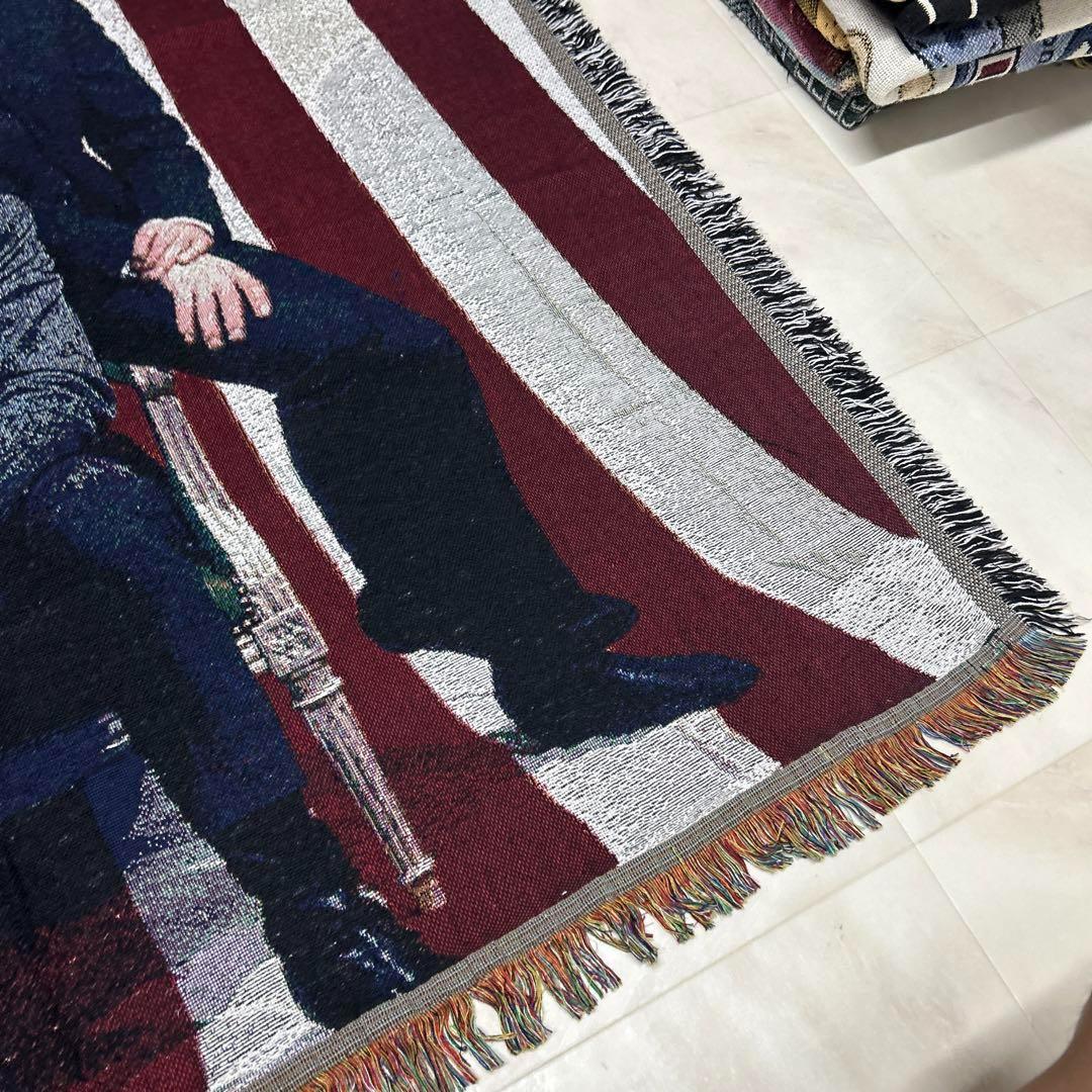 ビートルズ 星条旗 マルチカバー ソファーカバー ラグ 167x139 ビートルズ 星条旗 マルチカバー ソファーカバー ラグ 167x139