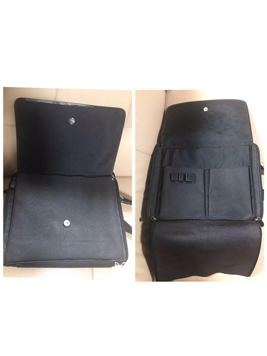 定番人気得価 dunhill ダンヒル ショルダーバッグ ビジネスバッグ ブラック 黒 EJWiO-m29783702907 お得大特価