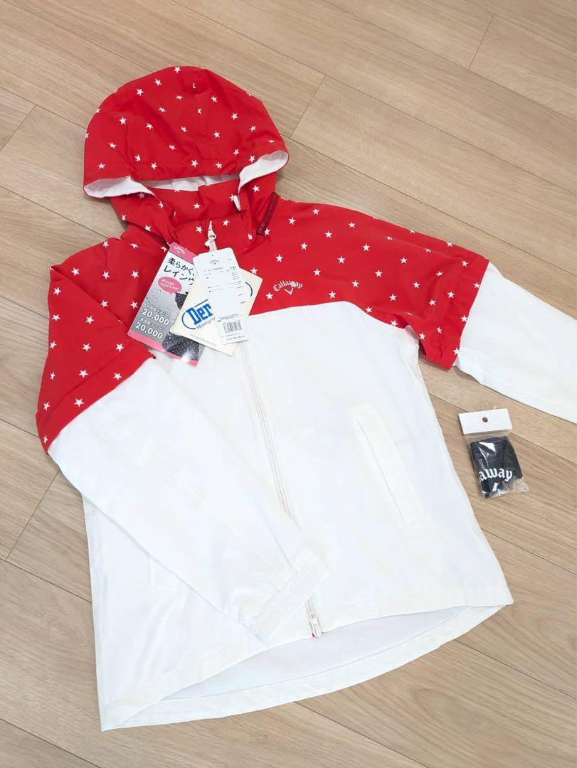 【新品・タグ付き】Callaway レディース 上下セットアップ レインウェア