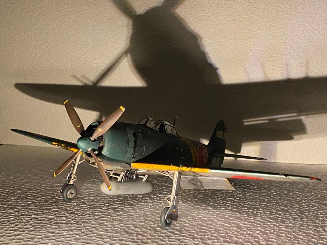 完成品 局地戦闘機　紫電改　前期型　第343海軍航空隊　菅野大尉機