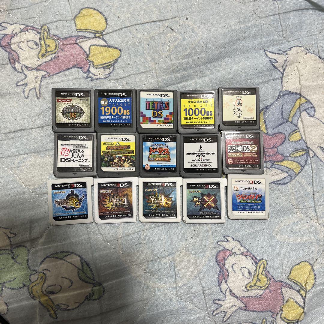 ジャンク】DS・3DS ソフト15本セット◇動作未確認／まとめ売り