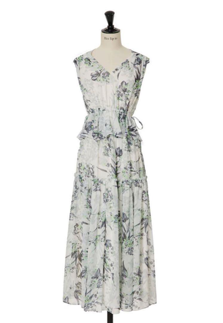 ワンピース herlipto Lady Jane Chiffon Dress