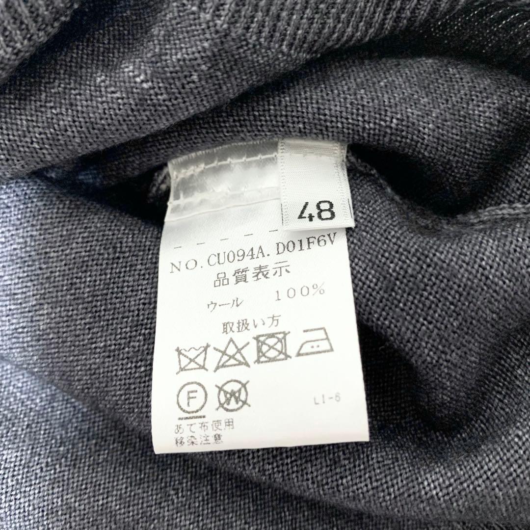 Cruciani ウール タートルネック ニット セーター グレー 48 Cruciani ウール タートルネック ニット セーター グレー 48