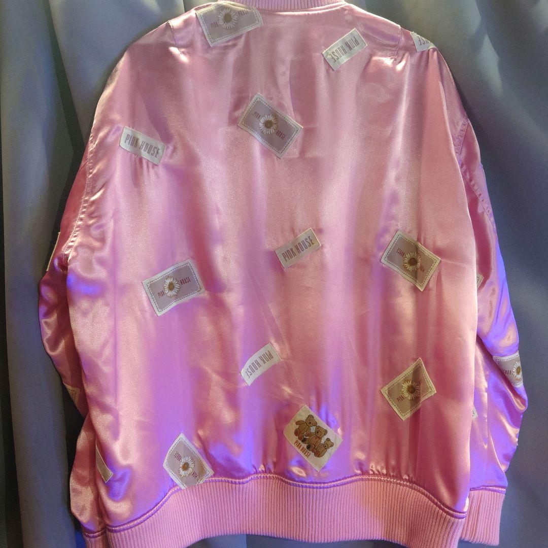 PINK HOUSE×ももいろクローバーZ MA1タイプサテンブルゾン