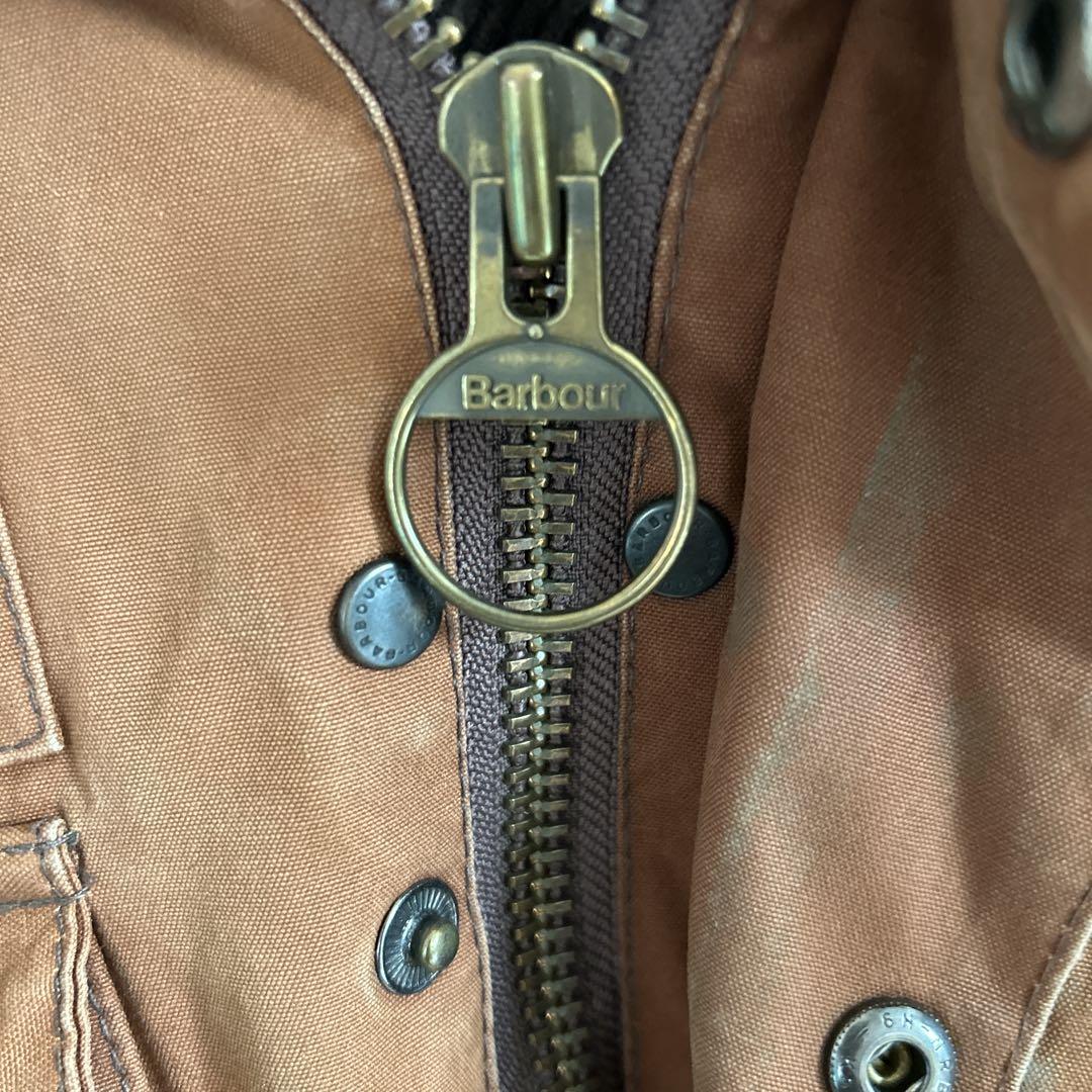 Barbour ブラウンジャケット ダブルポケット　オイルジャケット