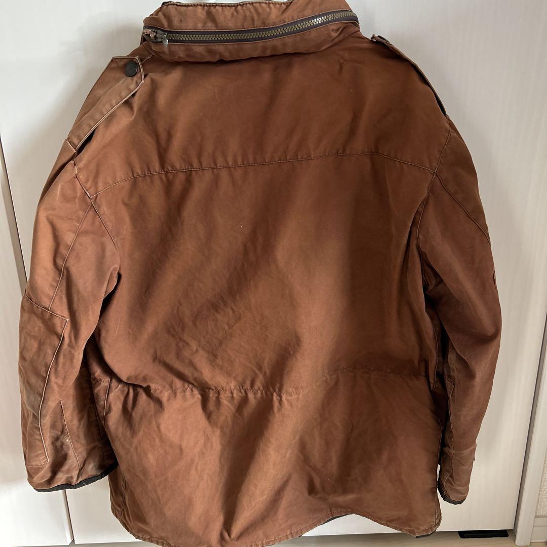 Barbour ブラウンジャケット ダブルポケット　オイルジャケット