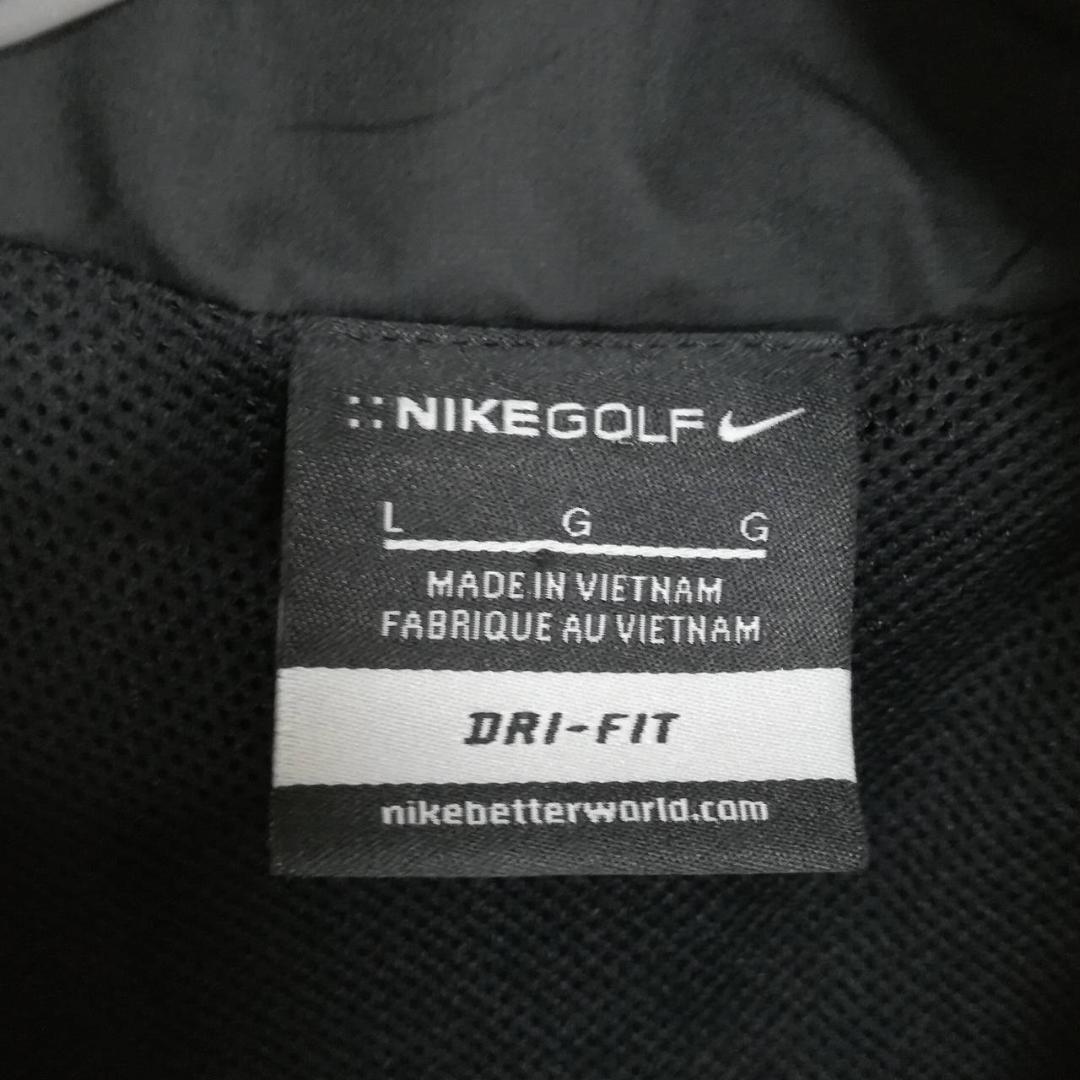 最終値下げ ゴルフ 黒 ジャージ ナイロンジャケット ナイキ Nike Usa輸入古着 ナイロンジャケット