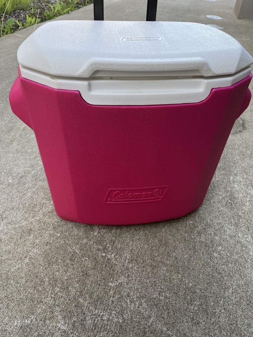 Coleman ピンク クーラーボックス キャスター付き28QT