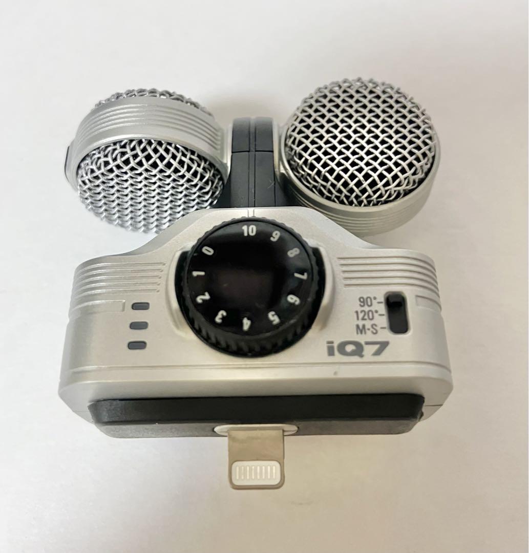 ZOOM ズーム iQ7 MSステレオマイクロフォン iPhone iPad用