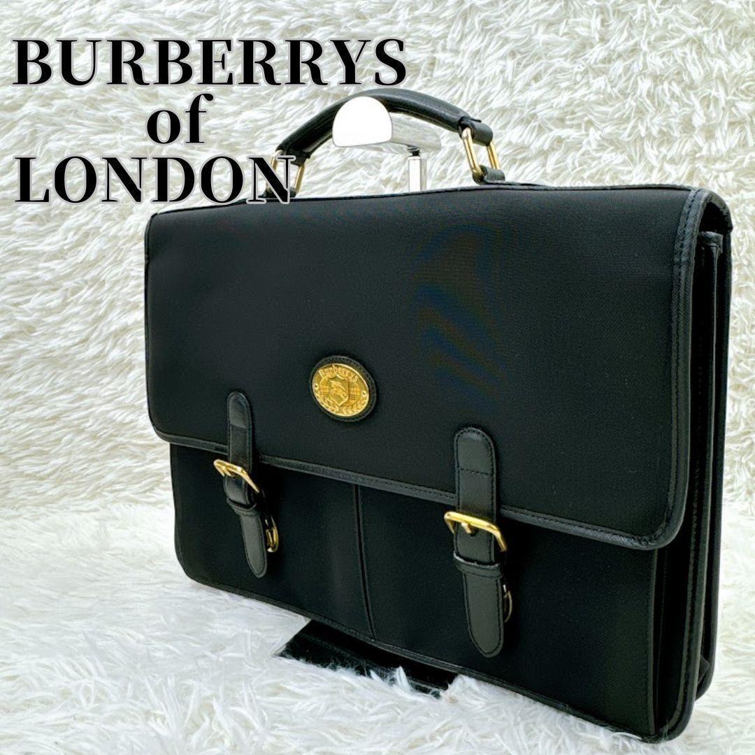 希少  BURBERRYS of LONDON ホースプレート ブリーフケース