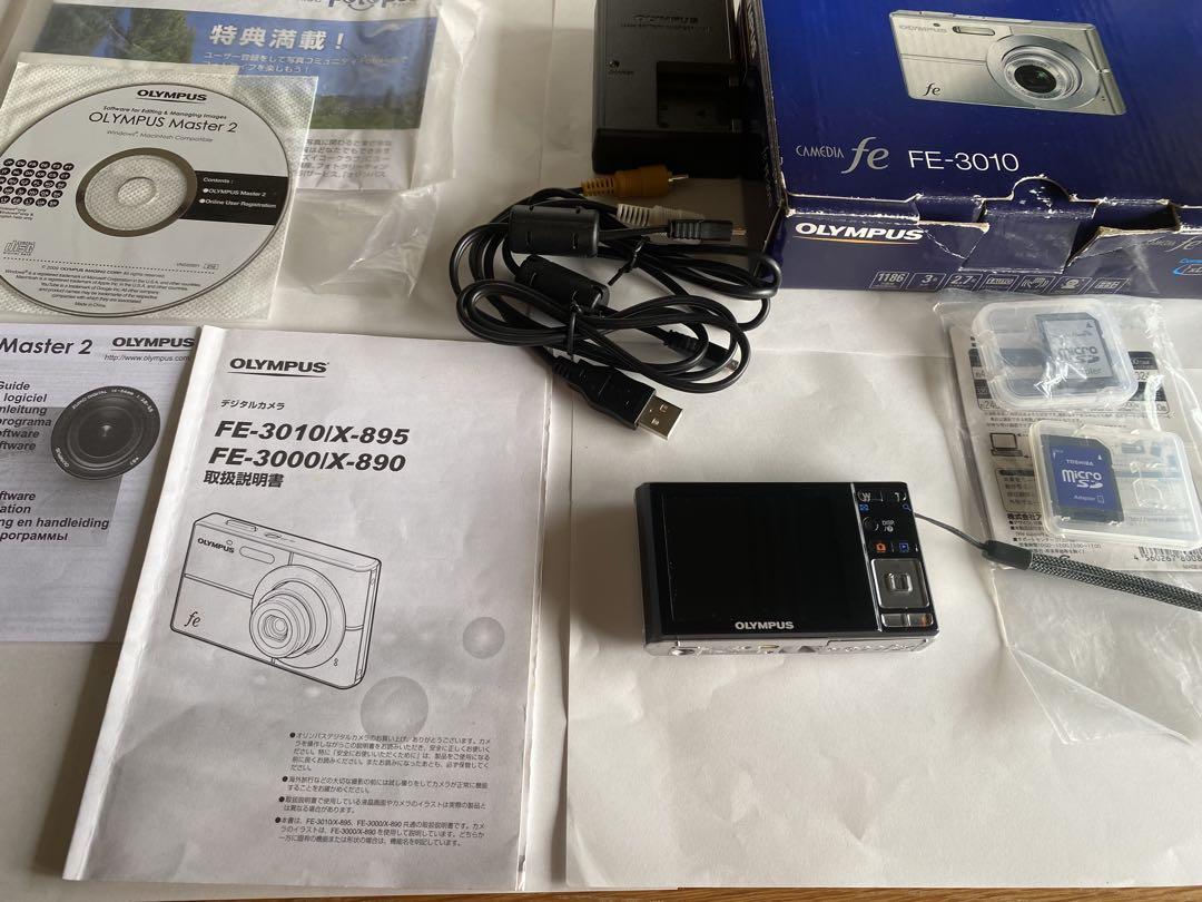 olympus コンパクトデジタルカメラ　FE-3010 箱・付属品付き