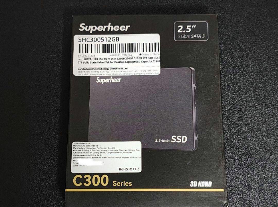 Superheer C300 512GB SSD 2.5インチ 2個セット