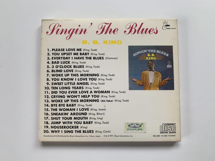 B.B.KING Singin' The Blues/BBキングデビューアルバム