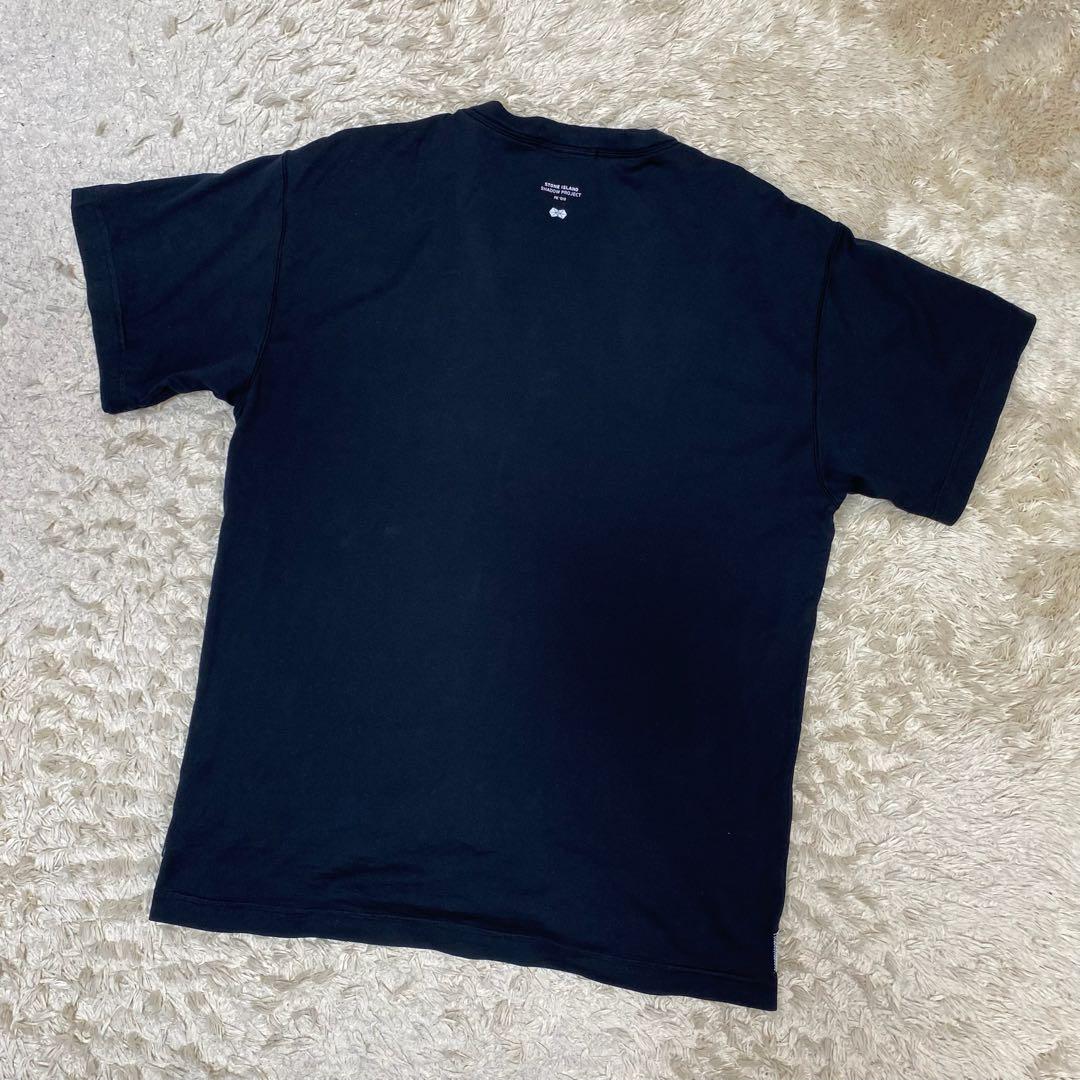 ストーンアイランド シャドウプロジェクト 半袖Tシャツ ブラック M 画像2