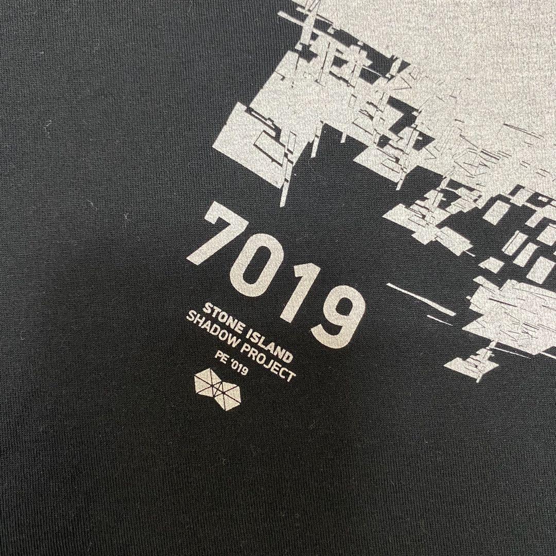 ストーンアイランド シャドウプロジェクト 半袖Tシャツ ブラック M 画像8