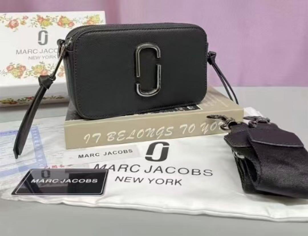 グランドセール 美品 マークジェイコブス レザー ショルダーバッグ スナップ バッグ