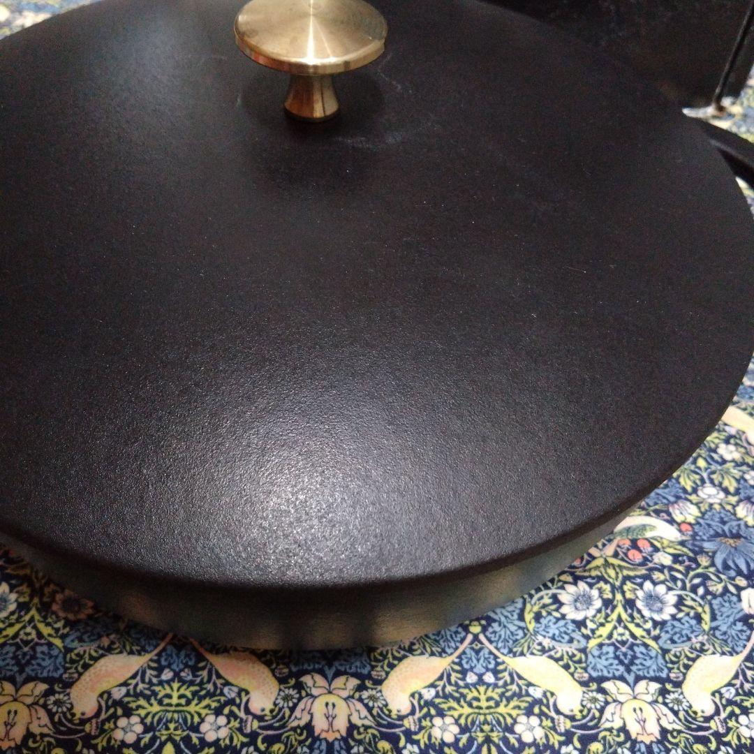 STAUB◇廃盤◇ストウブニダベイユソテーパン　マットブラック24