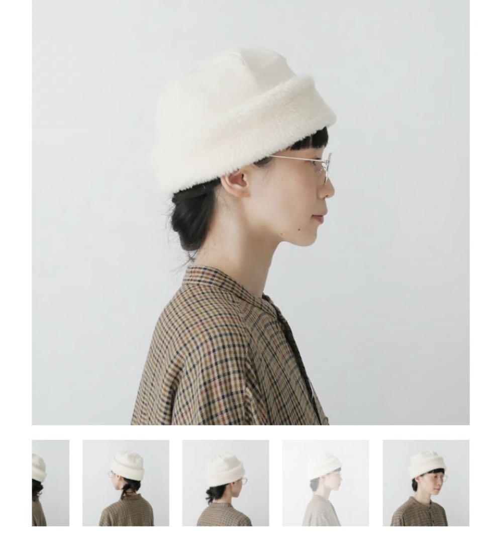 極美品✨マチュアーハ ✨ボアキャップ　ホワイト　ボアハット