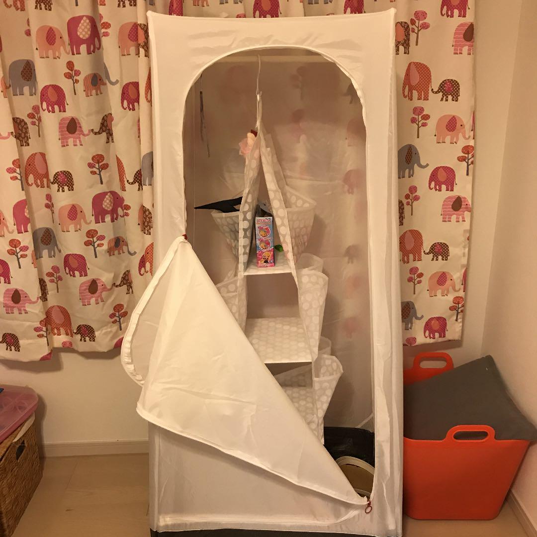 メルカリ Ikea Vuku ワードローブ かける収納付き 洋服タンス