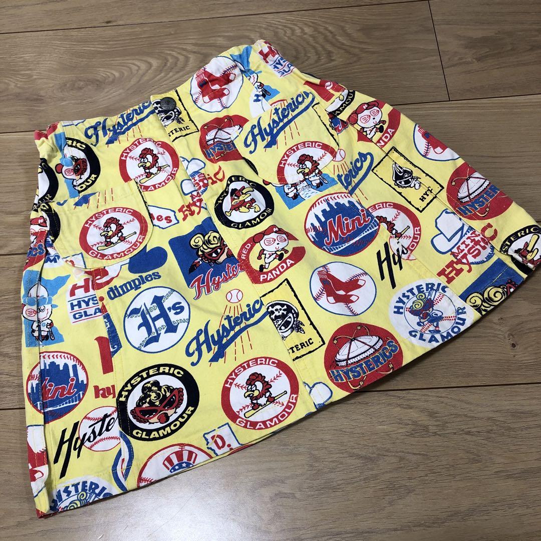 HYSTERIC GLAMOUR 90s 00s 野球 総柄 スカート - メルカリ