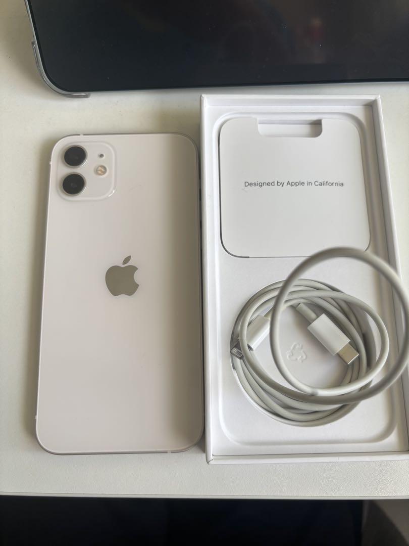 【美品】Apple iPhone12 64GB ホワイト　SIMフリー