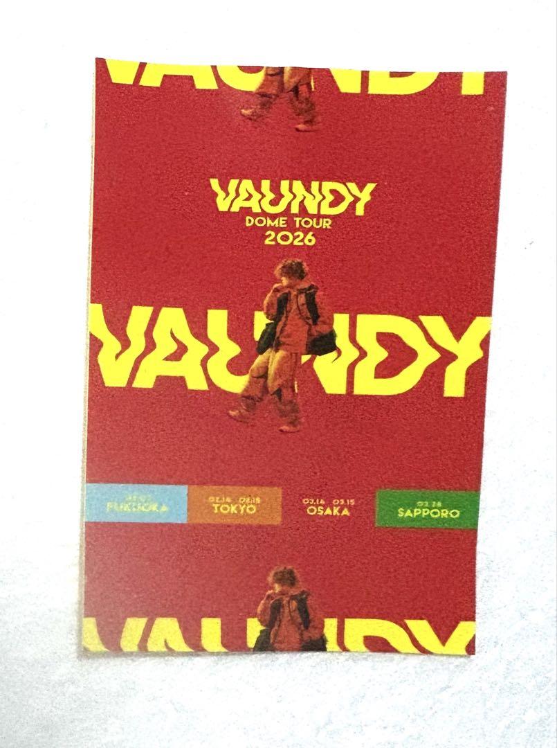 Vaundy ピールオフ ステッカー 大阪 ドームツアー - メルカリ