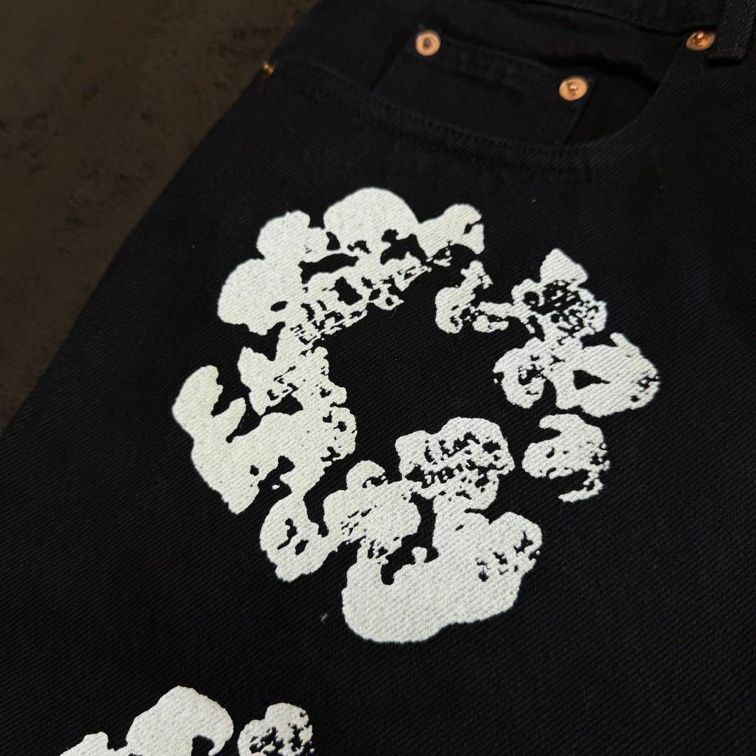 新品】Denim Tears Wreath ハーフ デニムパンツ - メルカリ