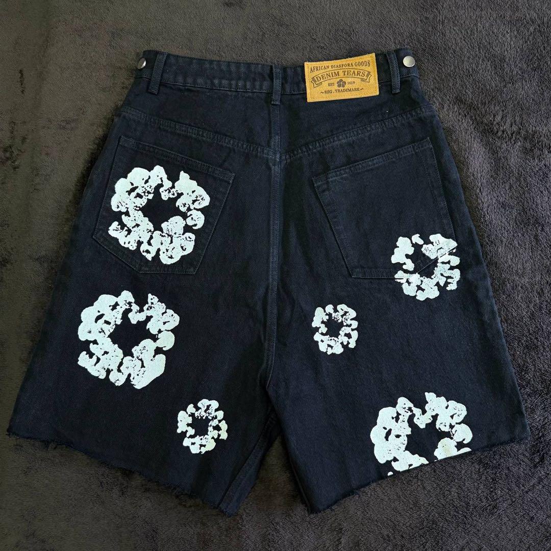 スペシャルオファ 新品】Denim Tears Wreath ハーフ デニムパンツ - メルカリ パンツ