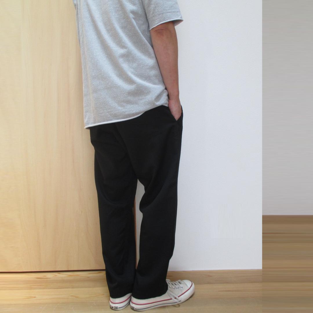 ブラックコムデギャルソン ウールワークパンツ ブラックS ジュンヤ プリュス