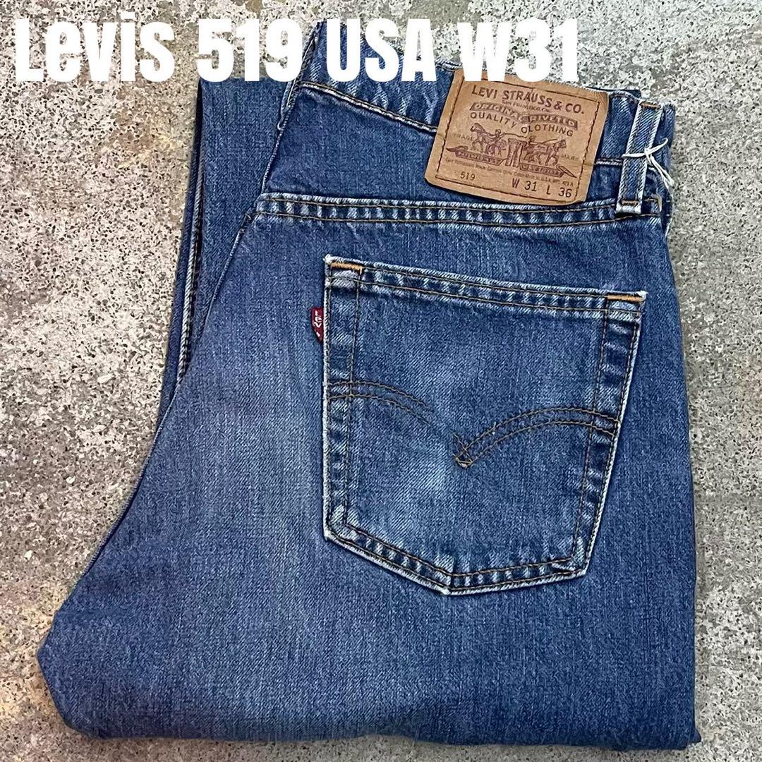 ＊6411 90s levis リーバイス　519 USA デニムパンツ w31