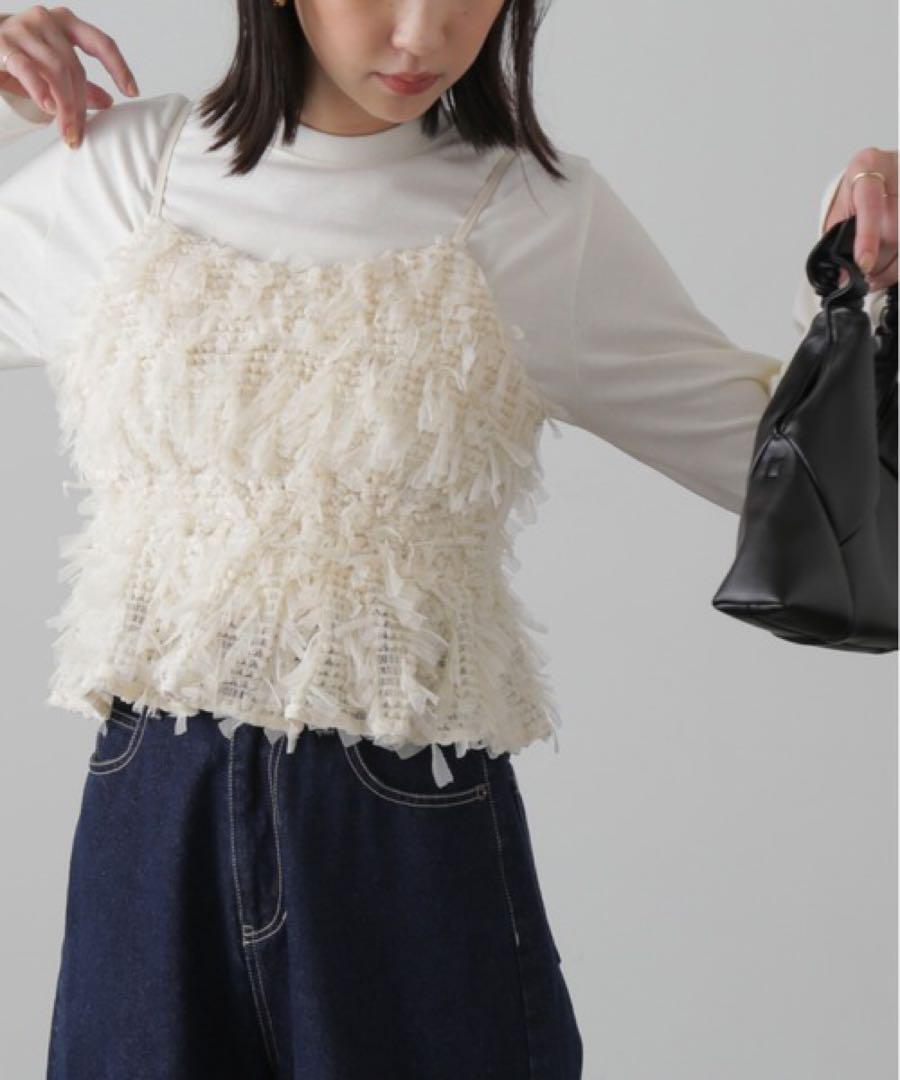 FREE'S MART（フリーズマート）の「◇チュールスモッキングキャミビスチェ（キャミソール）」 - WEAR