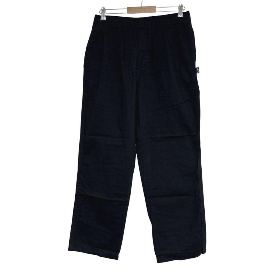 ステューシー stussy ビーチパンツ ブラックイージーパンツ Mサイズ