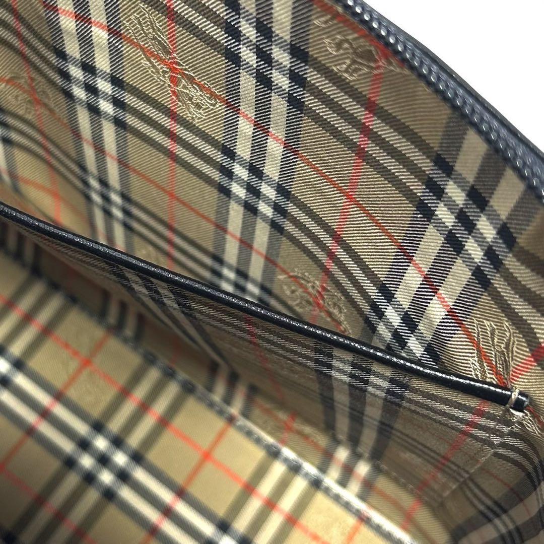 ⭐️未使用⭐️バーバリー キーケース シャドーホース ノバチェック 4連 箱付き 黒 希少未使用級 BURBERRY シャドーホース4連キーケース ノバ