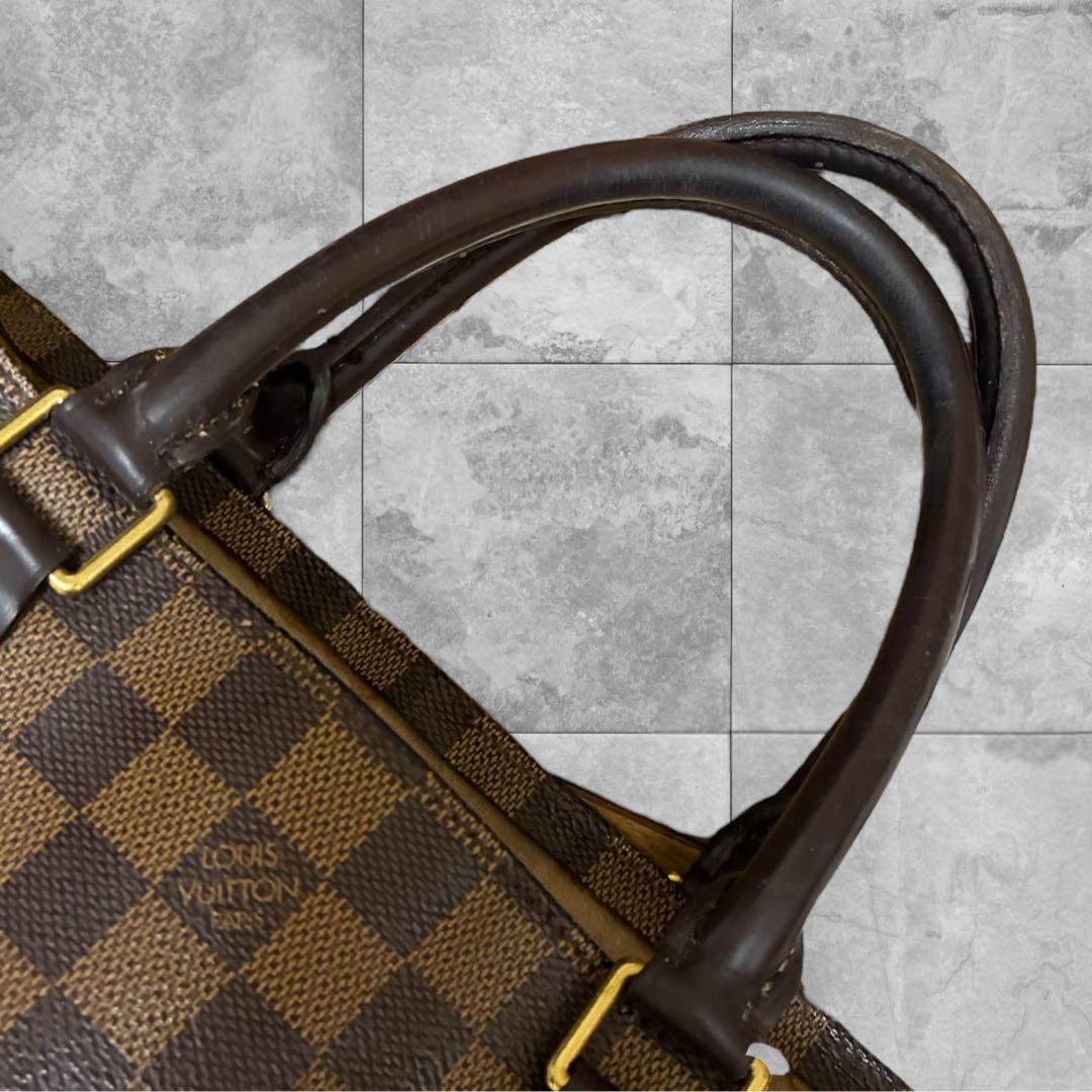 廃盤品】LOUIS VUITTON トートバッグ ダミエ サックプラ 大容量