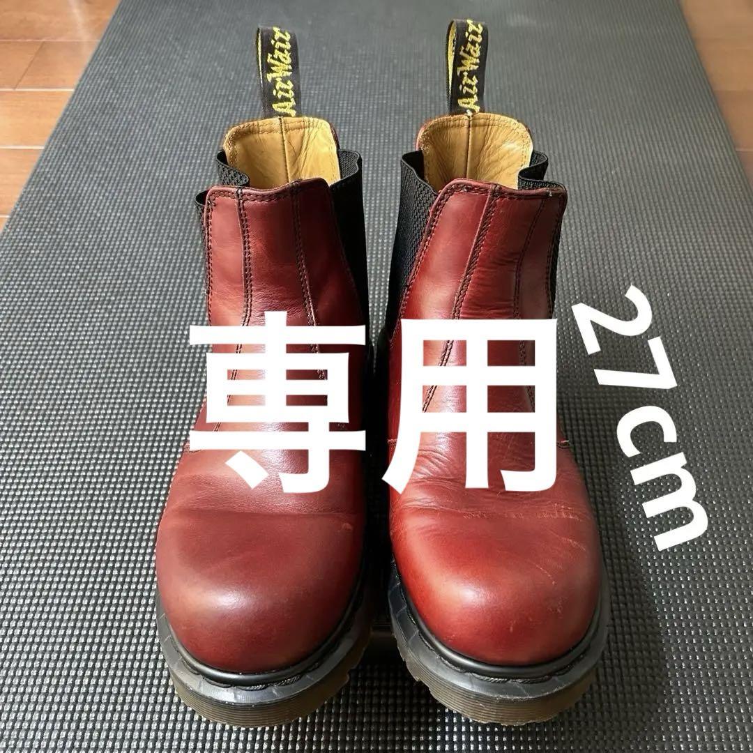 Dr.Martens ドクターマーチン サイドゴアブーツ チェリーレッド UK8