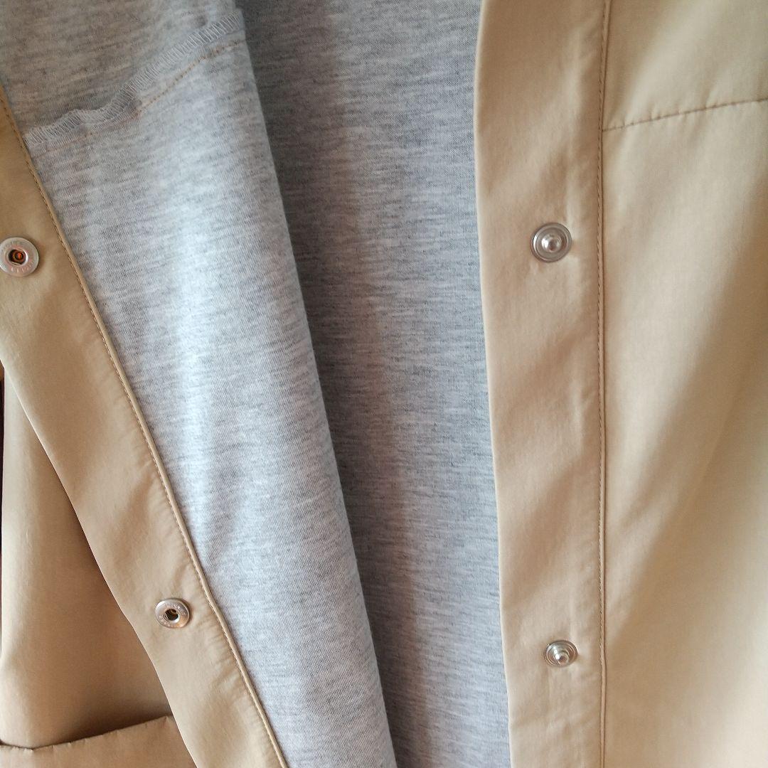 CROCODILE ベージュ スプリングコート M シンプル