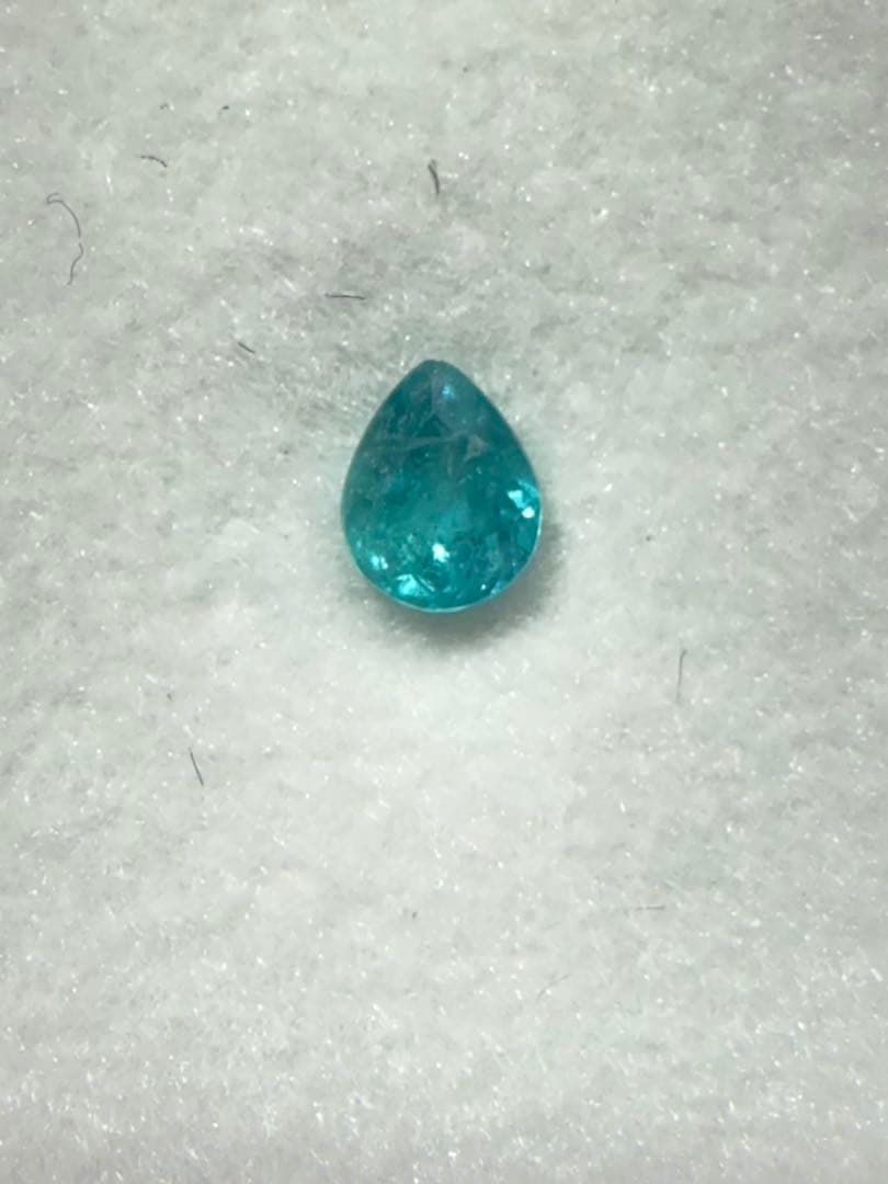 パライバトルマリン　ブラジル産 0.10ct グリニッシュブルー