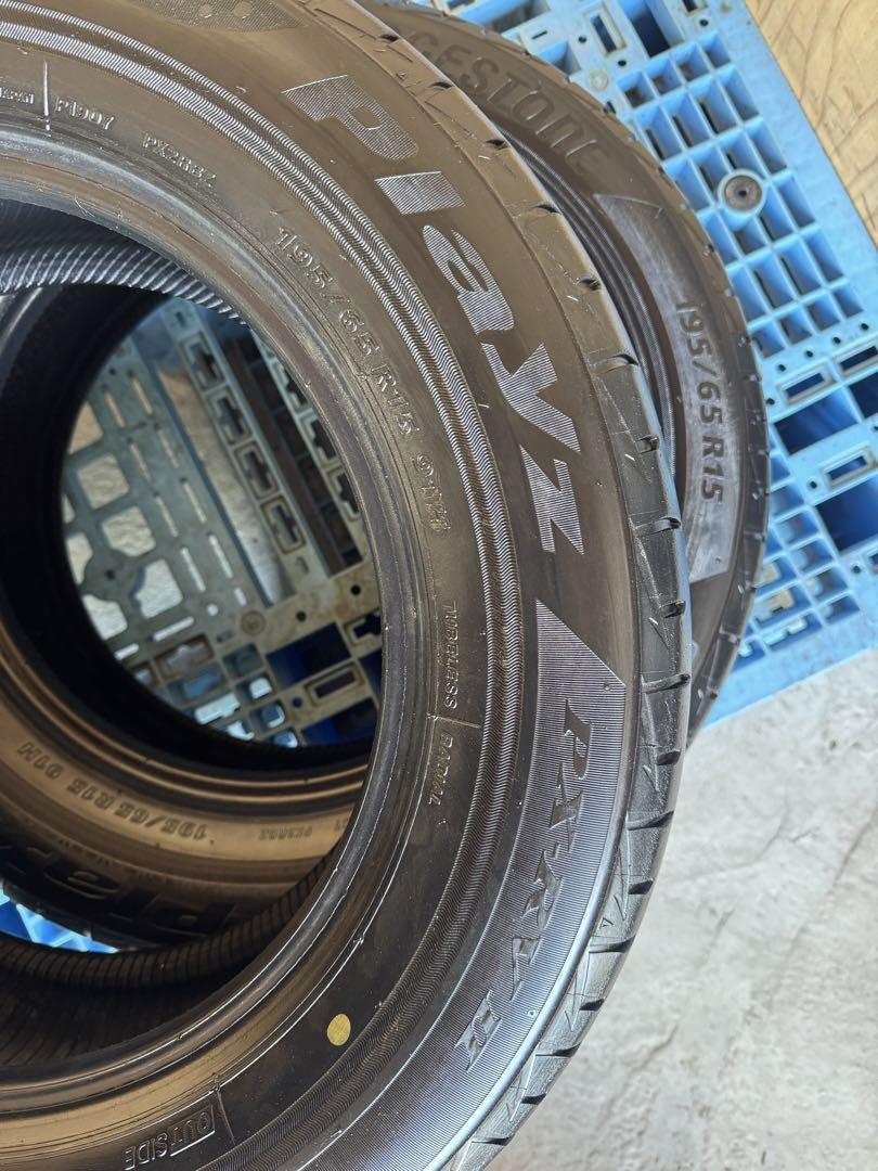 タイヤ・ホイール (116)(2)195/65R15BRIDGESTONE playz PX-RV