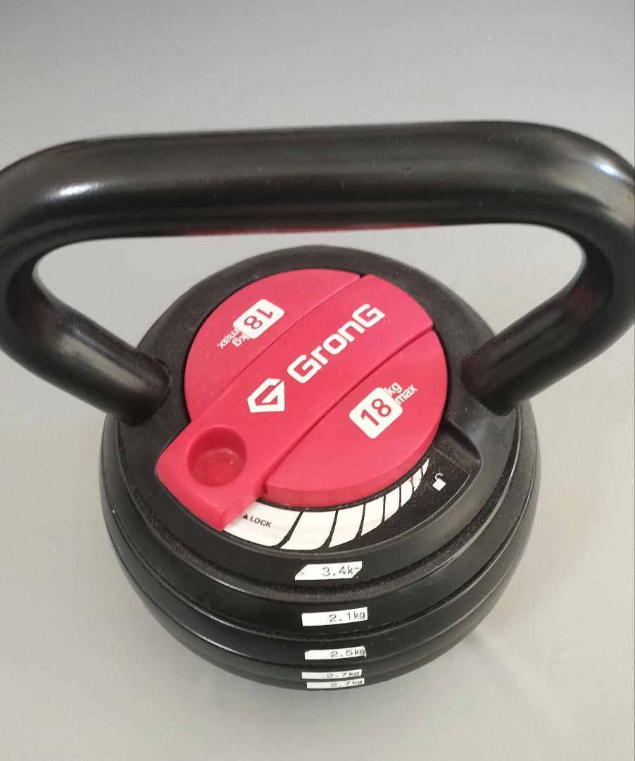 GronG 可変式アジャスタブルケトルベル 18kg 中古品 GronG 可変式アジャスタブルケトルベル 18kg 中古品 - メルカリ