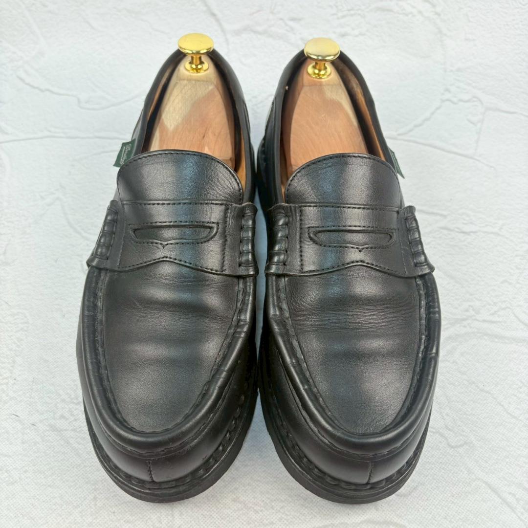 良品】PARABOOT パラブーツ REIMS ランス ローファー黒 6.5 良品】PARABOOT パラブーツ REIMS ランス ローファー黒 6.5