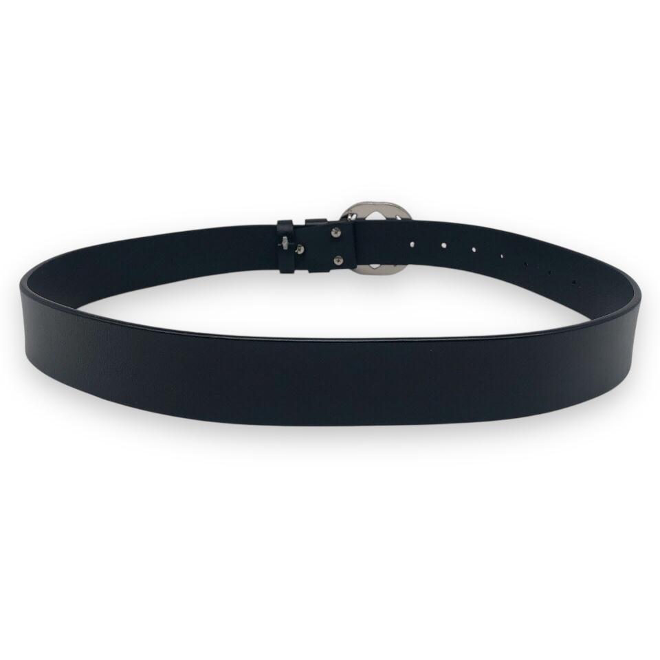 【美品】GUCCI グッチ インターロッキング ベルト シルバー ブラック 23