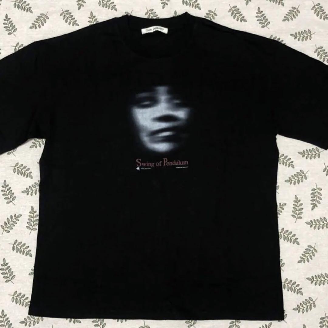 Our Legacy ロゴ BOX プリント コットン 半袖 Tシャツ S 画像1
