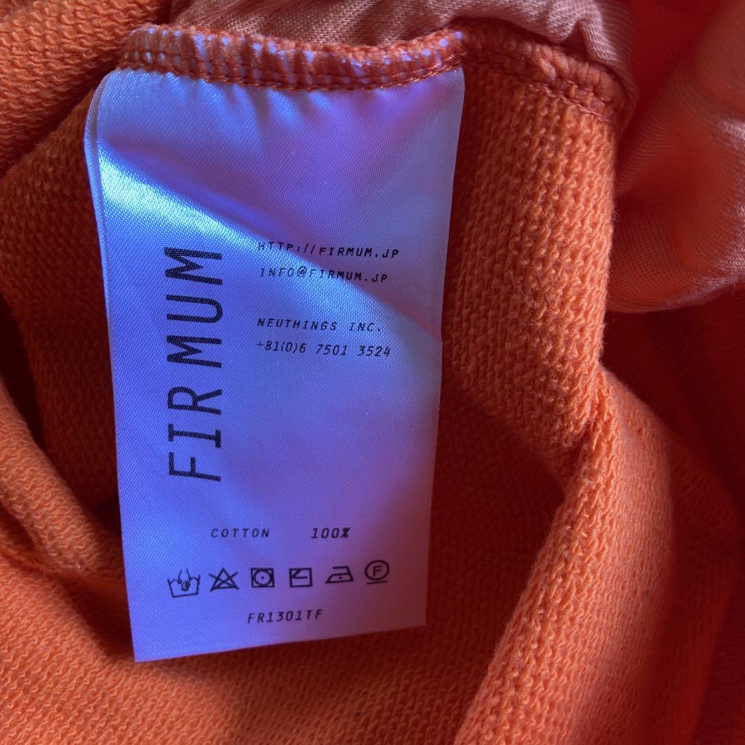 FIRMUM . トレーナー . サイズXS . オレンジ