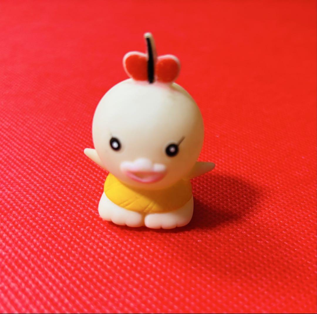 オバケのQ太郎 ソフビ 指人形 p子 当時物　JAPAN　1985 年　刻印有り